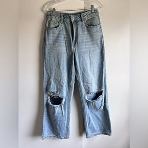 Glassons Ripped Wide Leg Jean
